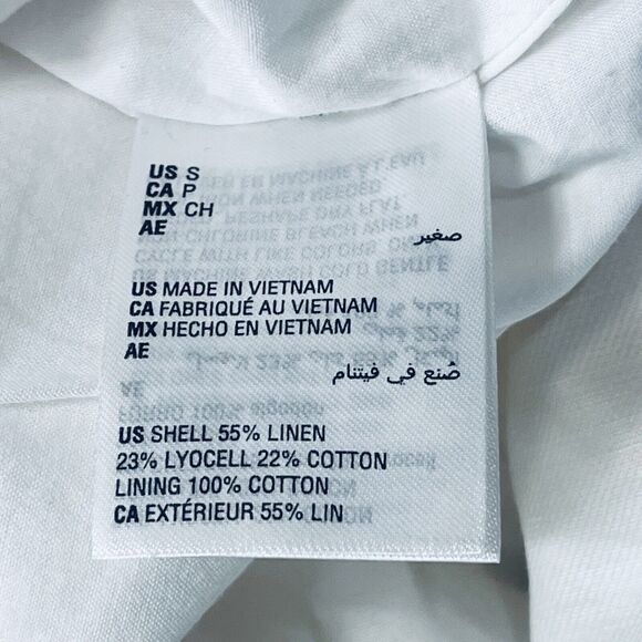 INC International Concepts Small Shorts High-Rise Pockets Linen Blend Lined New - Picture 9 of 9